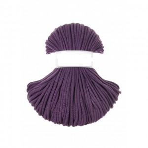 BRAIDED CORDINO COTONE RICICLATO MM5 - VIOLA