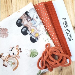 KIT SACCA ASILO SAFARI IN JEEP