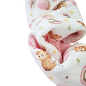 KIT COPERTINA IMBOTTITA LEGGERA MUSSOLA BIO WOODSY E LILAC KIT COPERTINA IMBOTTITA LEGGERA MUSSOLA BIO WOODSY E LILAC