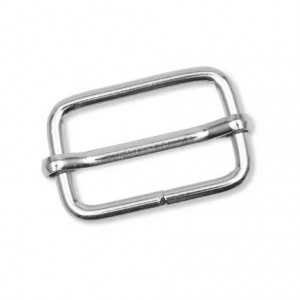 FIBBIA REGOLATRICE METALLO ARGENTO MM 25 FIBBIA REGOLATRICE METALLO ARGENTO MM 25