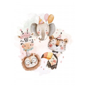 NEW PANNELLO COTONE CM 75X100 FACCE IN FESTA - special price