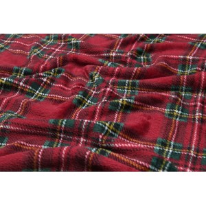 DOUDOU TARTAN ROSSO DOUDOU TARTAN ROSSO