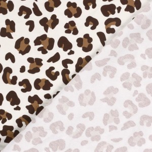 JERSEY GARZATO LEOPARDATO BASE LATTE JERSEY GARZATO LEOPARDATO BASE LATTE