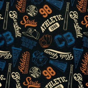 FELPA BASEBALL BASE BLU NOTTE FELPA BASEBALL BASE BLU NOTTE
