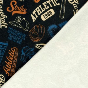 FELPA BASEBALL BASE BLU NOTTE FELPA BASEBALL BASE BLU NOTTE
