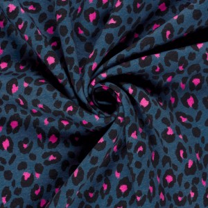 FELPA LEOPARDATA FUCSIA BASE BLU FELPA LEOPARDATA FUCSIA BASE BLU