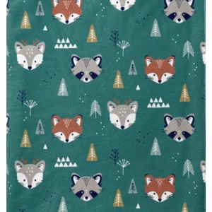 DOUDOU DOUBLEFACE TEDOU GANG DEL BOSCO BASE VERDE PETROLIO DOUDOU DOUBLEFACE TEDOU GANG DEL BOSCO BASE VERDE PETROLIO