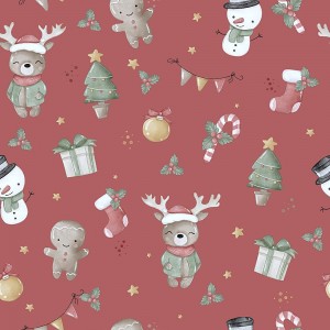 GINGERBREAD AND FRIENDS CHRISTMAS BASE ROSSA GINGERBREAD AND FRIENDS CHRISTMAS BASE ROSSA