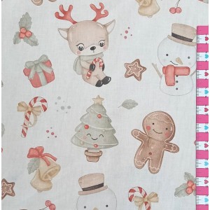 GINGERBREAD AND FRIENDS CHRISTMAS BASE BIANCA