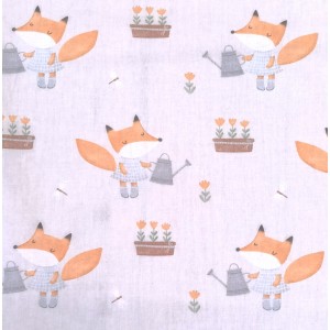 FOXY TRA I TULIPANI BASE GRIGIO GHIACCIO FOXY TRA I TULIPANI BASE GRIGIO GHIACCIO