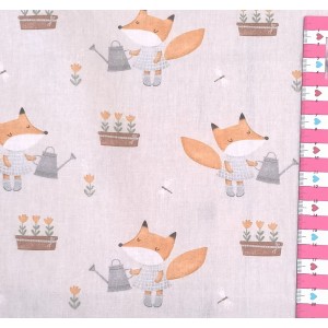 FOXY TRA I TULIPANI BASE GRIGIO GHIACCIO FOXY TRA I TULIPANI BASE GRIGIO GHIACCIO