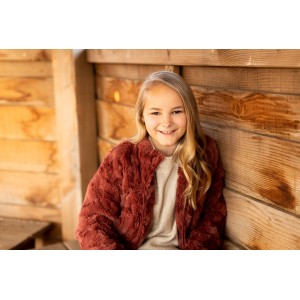 FAUXFUR PELLICCETTA SINTETICA BORDEAUX