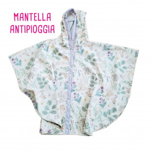 KIT MANTELLA DA PIOGGIA MOSTRICIATTOLI E SACCA PORTA MANTELLA  (CARTAMODELLO DIGITALE)