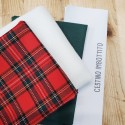 KIT CALZA DELLA BEFANA TARTAN E TEDDY LATTE