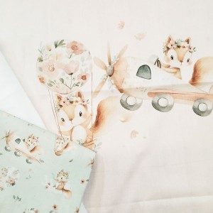 KIT COPERTINA IMBOTTITA SCOIATTOLINE ROMANTICHE E MEDIUM FLUFFY 150 GR