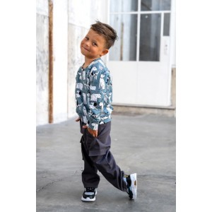 CANI CARTOON BASE STEEL BLUE JERSEY GARZATO