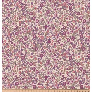 TESSUTO IDROREPELLENTE BARBARA FIORELLINNI ROMANTICI ROSA E MOSTO