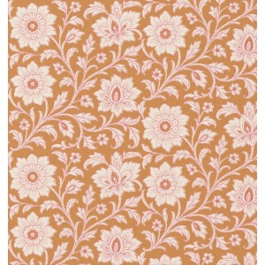 SHIRAZ FIORI E FOGLIETTE BASE CARAMELLO digitale