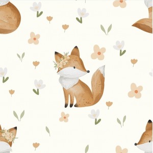 MARGOT VOLPINA E FIORELLINI BASE PANNA