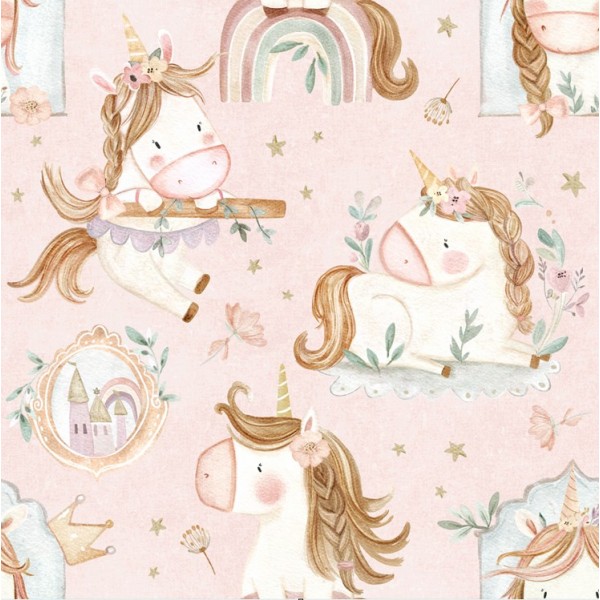 SUGAR CLOUD RAPUNZELCORNO BASE ROSA PASTELLO