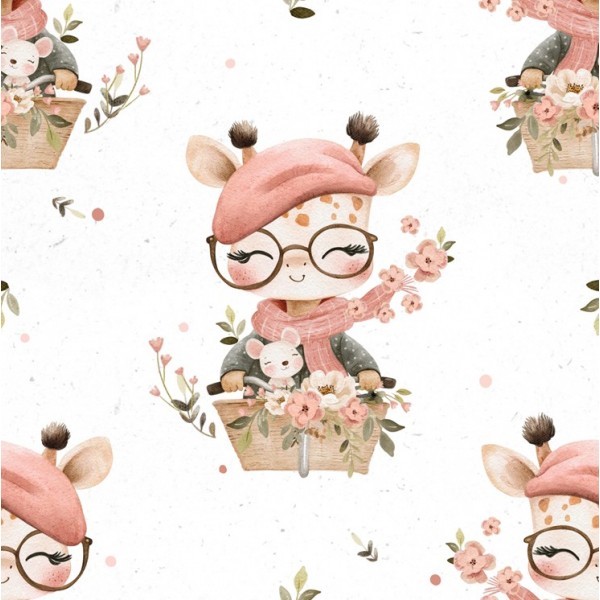 TILLY GIRAFFETTA IN BICI TRA FIORI MARSALA