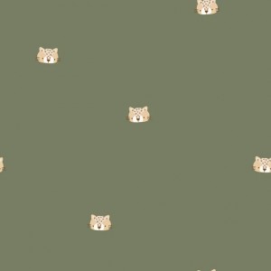 JERSEY FACCINE LEOPARDO BASE VERDE MILITARE