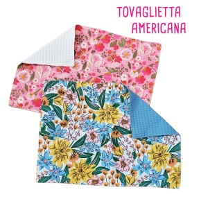 KIT TOVAGLIETTA AMERICANA FIORE - FANTASIA RANDOM