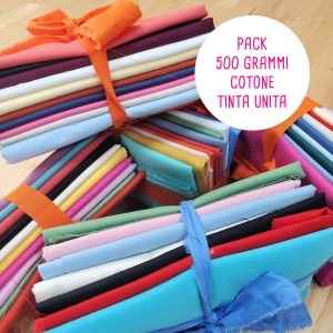 PACK COTONE TINTA UNITA 500 GR