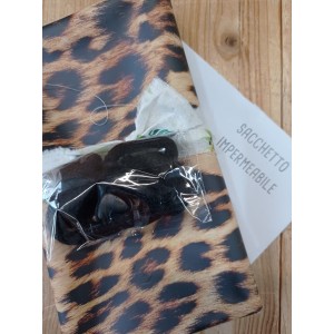 KIT SACCHETTO IN AQUA PROTECT LEOPARDATO