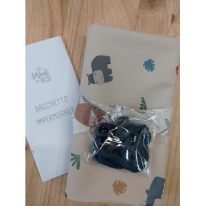 KIT SACCHETTO IN AQUA PROTECT SAVANA BASE TAUPE