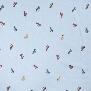 JERSEY MACCHININE COLORATE SU BASE AZZURRO