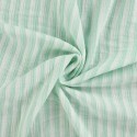 MUSSOLA BISTRIPE BIANCO E ROSA BABY