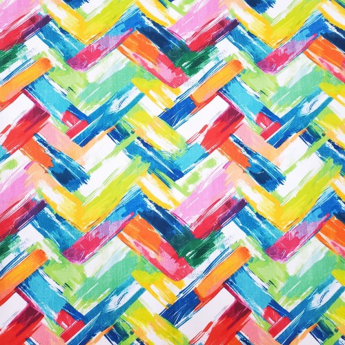 INTRECCI ACQUARELLATI MULTICOLORE drill mezzo panama