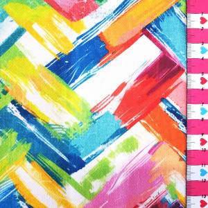 INTRECCI ACQUARELLATI MULTICOLORE drill mezzo panama