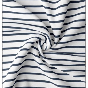 JERSEY RAYURE BLU E BIANCO