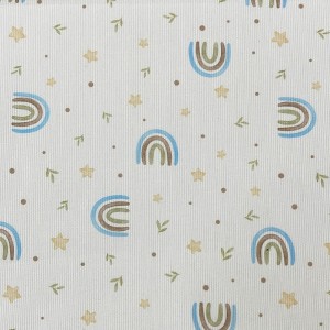 PIQUET ARCOBALENI AZZURRI E STELLINE BASE LATTE