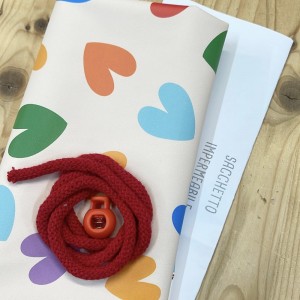 KIT SACCHETTO IN AQUA PROTECT CUORI CHRICHRI