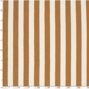 MUSSOLA STRISCE CARAMELLO E BIANCHE