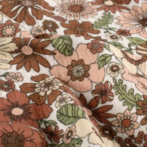 MUSSOLA FIORONI DELLA TERRA MARRONE TERRACOTTA E CIPRIA