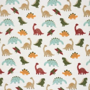 MUSSOLA DINI CELESTI SENAPE E TERRACOTTA BASE BIANCA