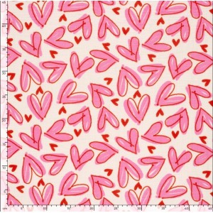 MUSSOLA CUORI BUBBLEGUM E ROSSI BASE LATTE