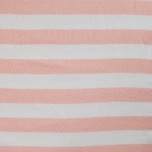 MICROSPUGNA COTONE STRIPE BIANCO E ROSA