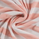 MICROSPUGNA COTONE STRIPE BIANCO E SABBIA