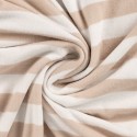 MICROSPUGNA COTONE STRIPE BIANCO E TURCHESE