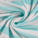 MICROSPUGNA COTONE STRIPE BIANCO E SABBIA