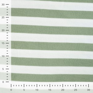 MICROSPUGNA COTONE STRIPE BIANCO E OLIVA