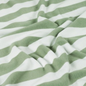 MICROSPUGNA COTONE STRIPE BIANCO E ROSMARINO