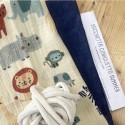 KIT SACCHETTA CONIGLIETTO SUMMER - JEANS LEGGERO SCURO E MUSSOLA DINI