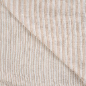 MUSSOLA BISTRIPE BIANCO E SABBIA
