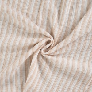 MUSSOLA BISTRIPE BIANCO E SABBIA